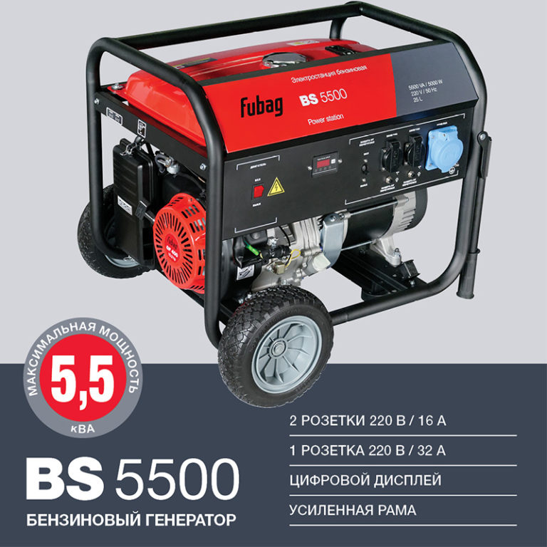 FUBAG Бензиновый генератор BS 5500 — изображение 2