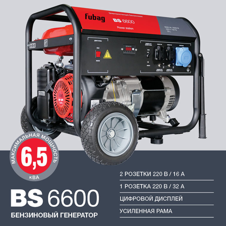 FUBAG Бензиновый генератор BS 6600 — изображение 2