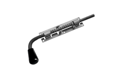 Засов Домарт с пружиной ЗСП-300 мод.2 б/п d-16мм (5)