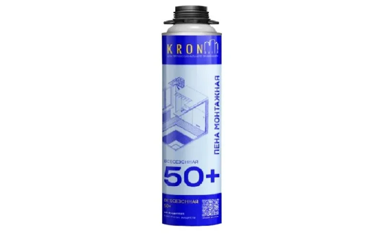 Пена монтажная KRONbuild всесезонная 50, под пистолет