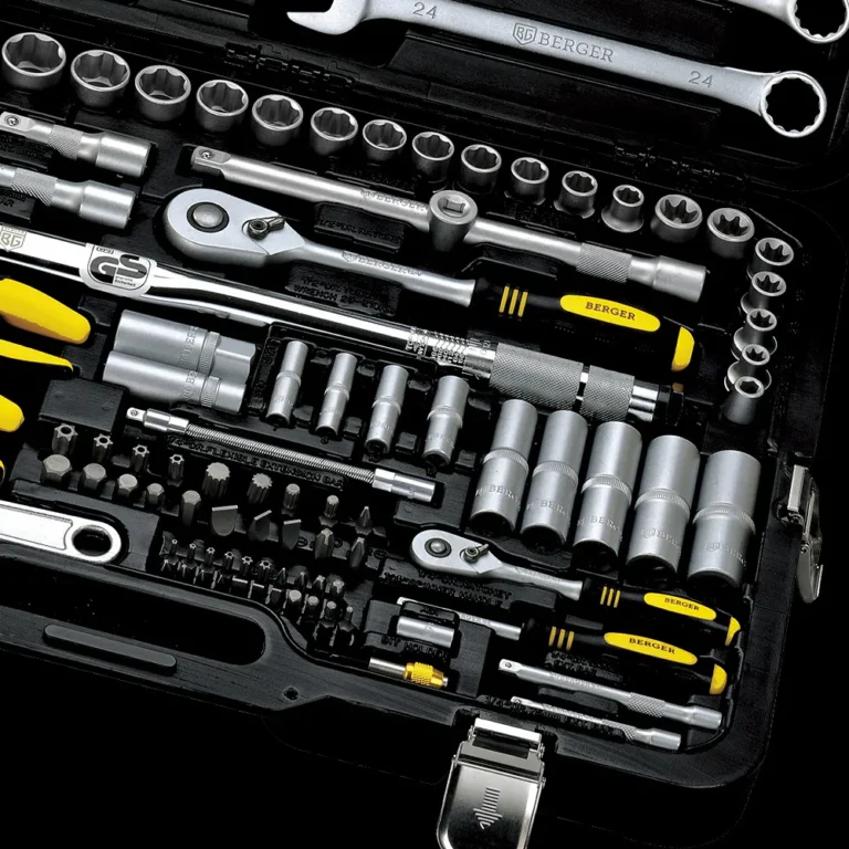 Набор инструментов 141 предмет BERGER BG141-1214 062-3411-16 — изображение 4