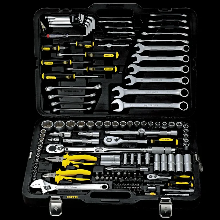 Набор инструментов 141 предмет BERGER BG141-1214 062-3411-16 — изображение 8