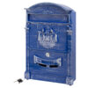 Ящик почтовый АЛЛЮР №4010В антик синий (5)