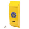 Ящик почтовый "Столбик с замком" (желтая) (20)