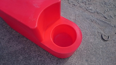 Барьер для ограждения картинг-трасс 1000x300x400мм — изображение 5