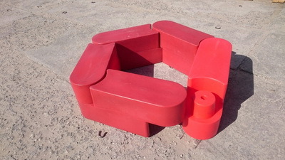 Барьер для ограждения картинг-трасс 1000x300x400мм — изображение 7