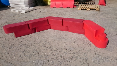 Барьер для ограждения картинг-трасс 1000x300x400мм — изображение 8