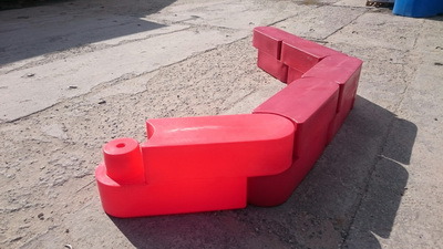 Барьер для ограждения картинг-трасс 1000x300x400мм — изображение 9