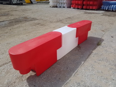 Барьер для ограждения картинг-трасс Т-образной формы 1000x300x510мм — изображение 7