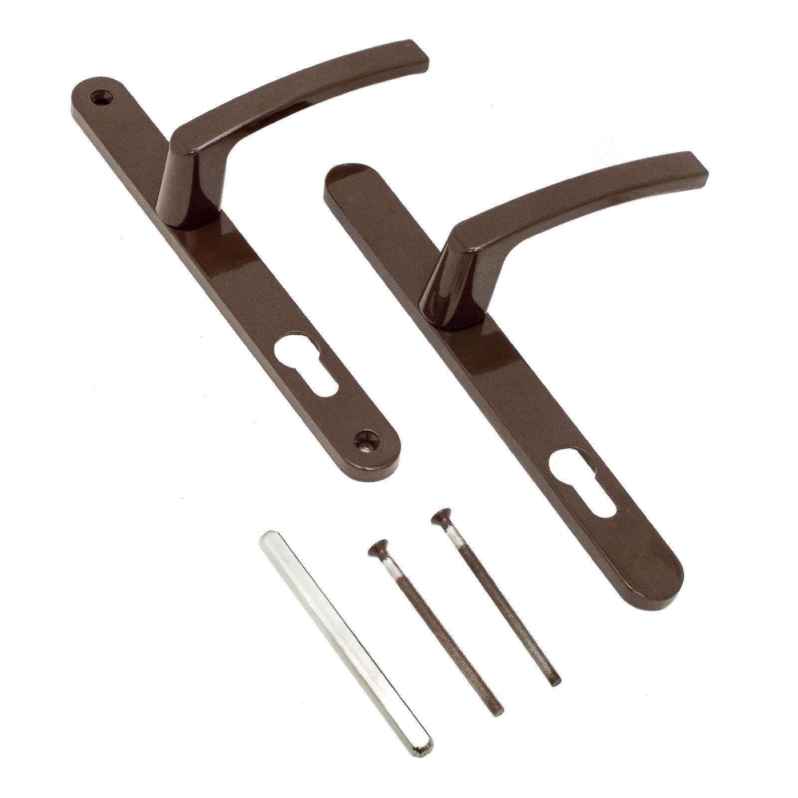 ЛДМ АГН-85.25.67-75 RAL8017 корич. с пружин. м/о 85 "под пальчики" Комплект ручек (12,3!!!)