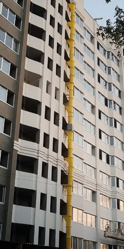 Гаситель скорости для пластикового строительного мусоросброса — изображение 4