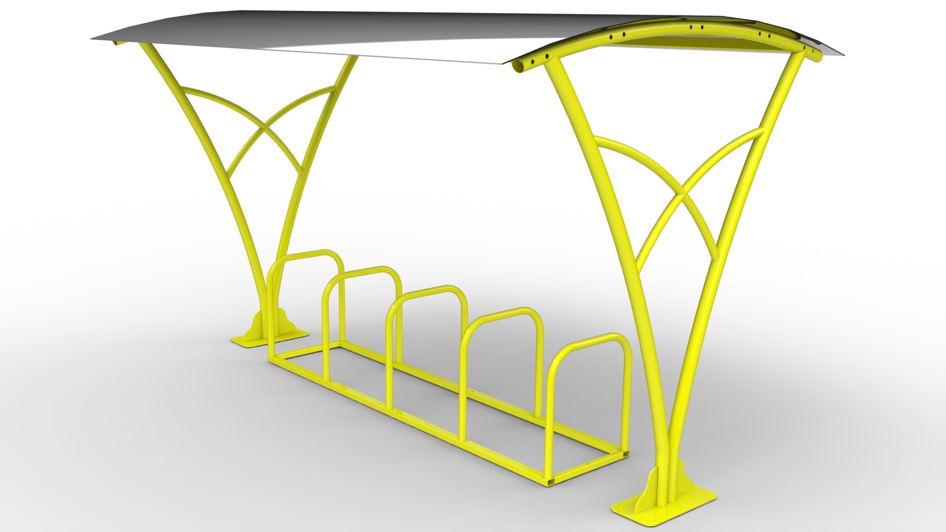 Велопарковка с навесом "Фонарь" — изображение 3
