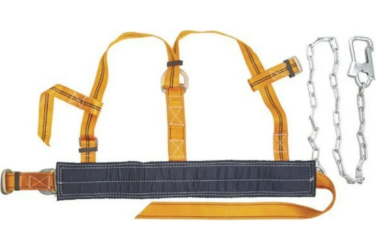 Пояс предохранительный УСП II АД (ПП 2 АД) с плечевыми лямками и полиамидным стропом — изображение 3