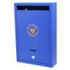 Ящик почтовый Альфа синий (10)