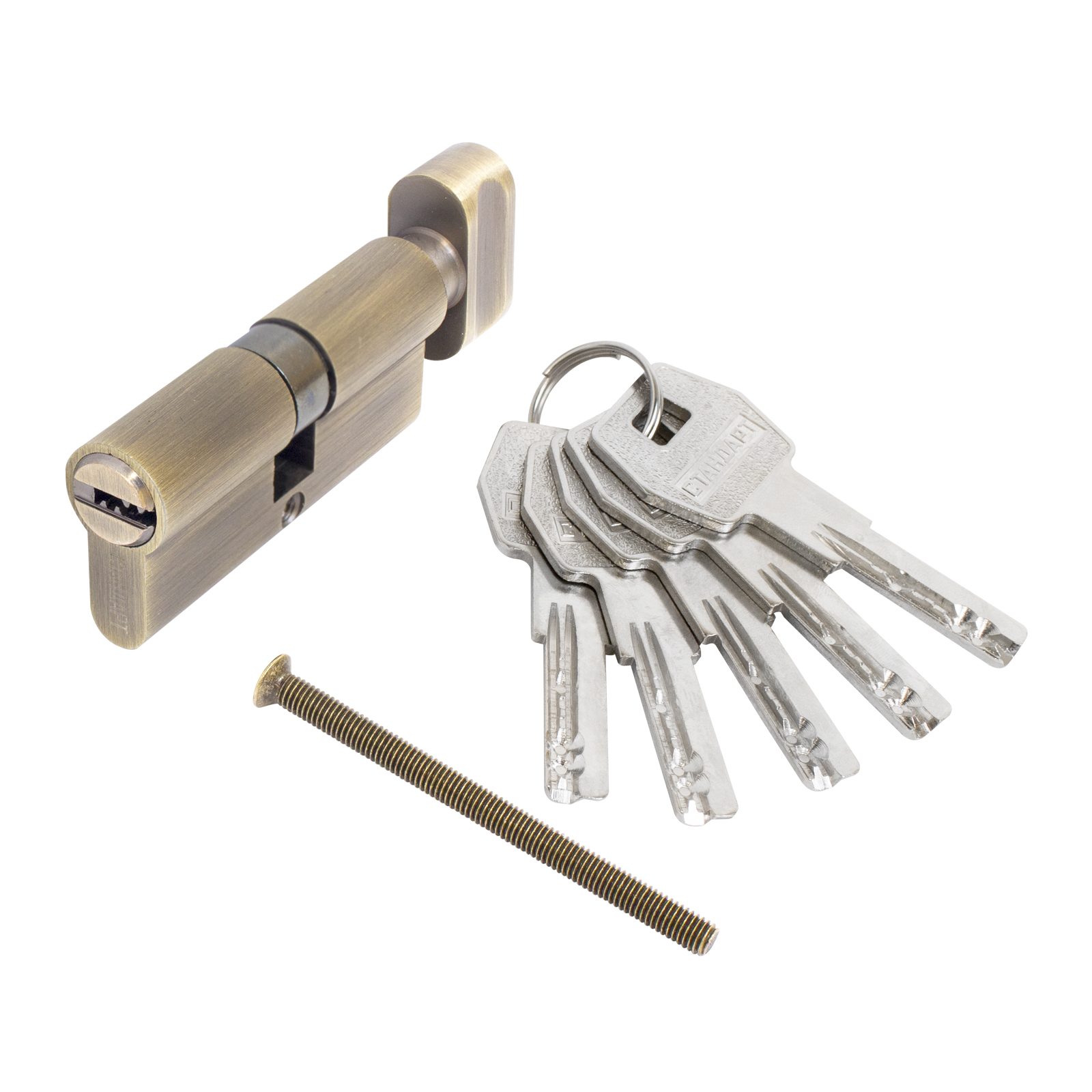 Стандарт MAX 70 (35х35В) AB 5кл ст.бронза перф.ключ/верт. Цилиндровый механизм (60,10)