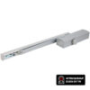 БУЛАТ Доводчик дверной PROFI (ПРОФИ) ДД 802/5 BH-S (25-120 кг) серебро со скольз.тяг, морозостойкий