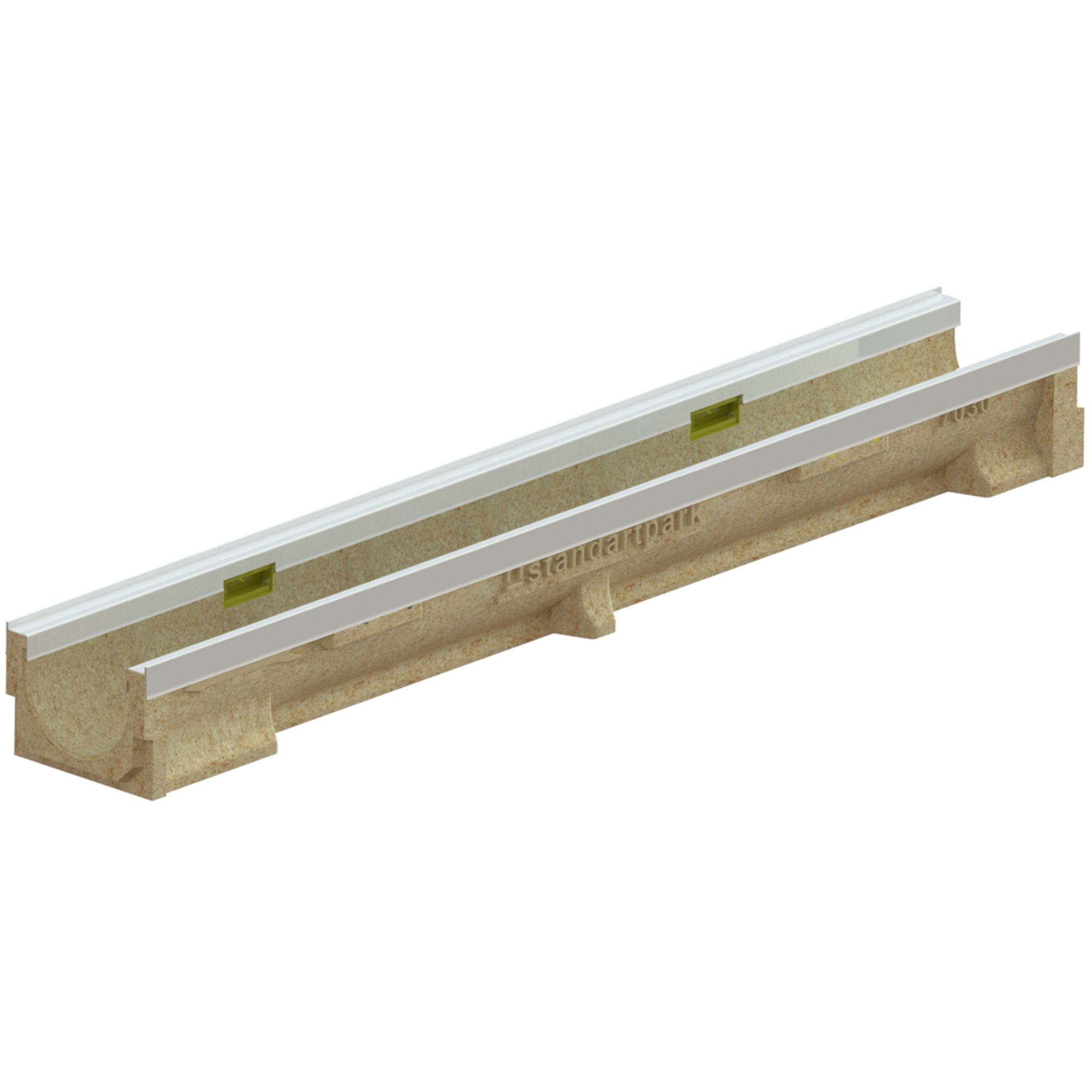 Лоток водоотводный полимербетонный CompoMax Basic DN100 h100 — изображение 3