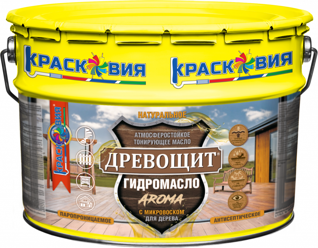 Древощит Гидромасло «Aroma» (атмосферостойкое масло с микровоском) — изображение 28