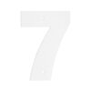 Цифра дверная Пермь "7" белая 100 мм