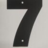 Цифра дверная Пермь "7" черная 100 мм