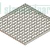 Решетка PolyMax Basic ячеистая стальная оцинкованная 33х33х2 к дождеприемнику 500х500 кл. А15