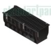 Лоток водоотводный PolyMax Basic DN300 пластиковый с решеткой щелевой чугунной ВЧ кл. С250 (комплект) 0874033