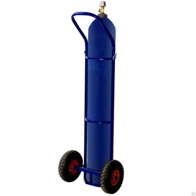 Тележка ГБ-1 для 1-го газового баллона 2-х колёсная (на литых колесах)