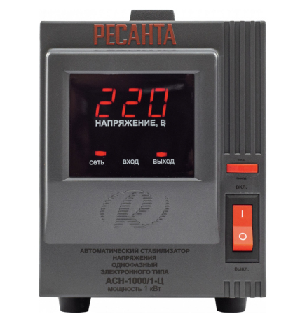 Стабилизатор напряжения РЕСАНТА АСН-1000/1-Ц