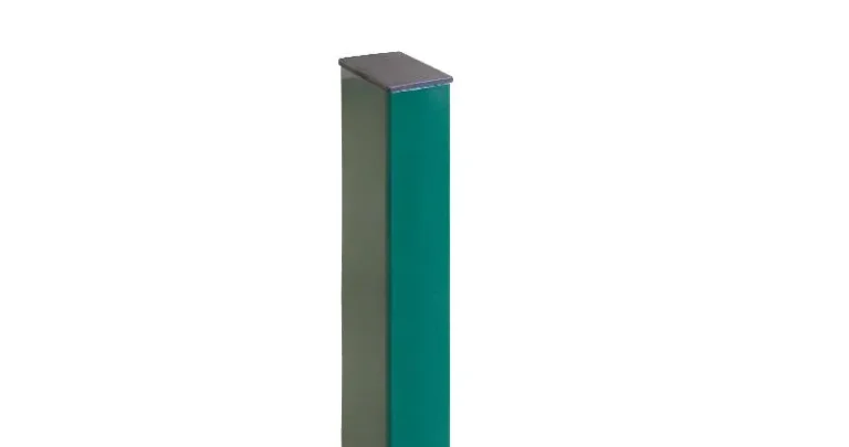 Столб 60х40х1.2х2500 RAL 6005 с заглушкой ПВХ