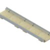 Лоток водоотводный мелкосидящий CompoMax Drive DN150 полимербетонный H60 кл.D,E