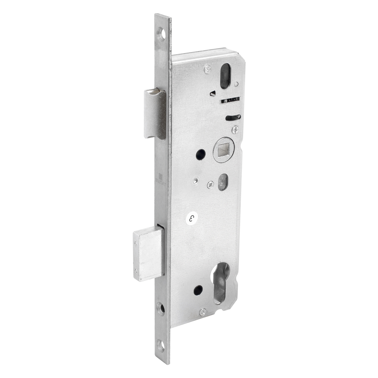 БУЛАТ ЗВ 4-1.45.92.16.08 нерж. сталь 45мм с/о, под ц/м, м/о 92мм Замок врезной б/руч (30)