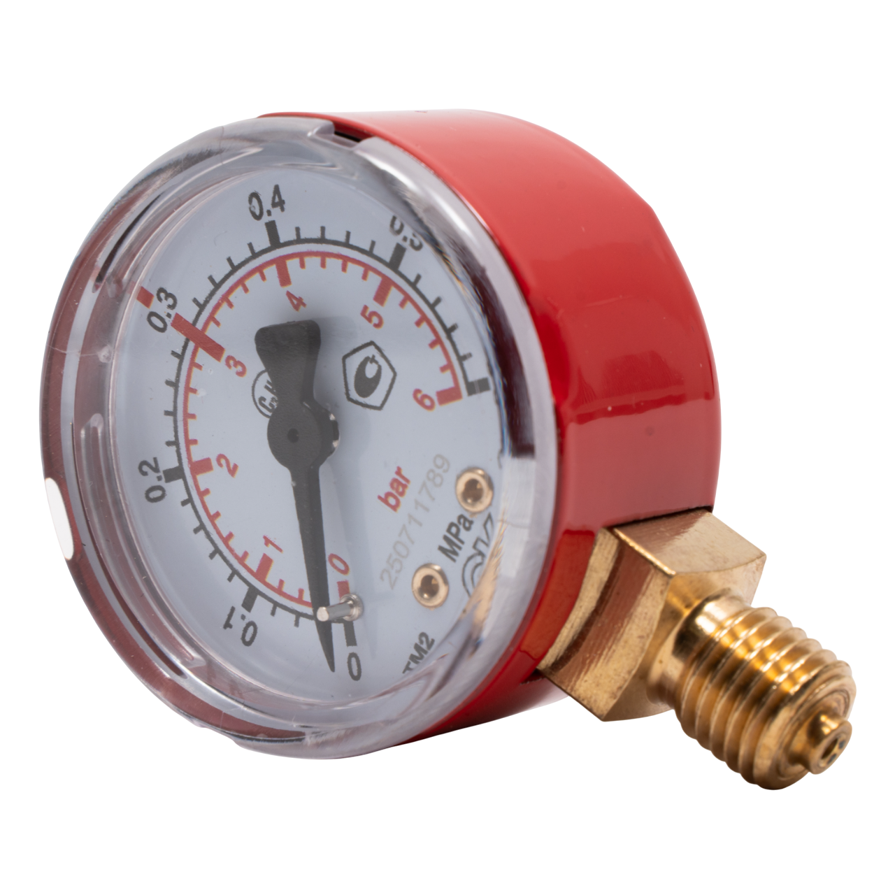 Манометр Пропановый 0,3/0,6 МПа, 50 мм, М12х1,5 KRASS
