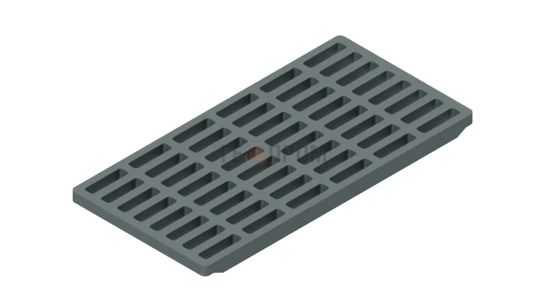 Чугунная решетка сливная 600*300*20
