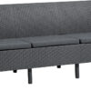 Диван Салемо 3-х местный (Salemo 3 Sofa), графит