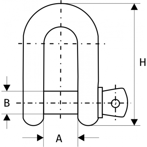 Скоба винтовая прямая G210 12 т, размер 1 - 1/4 — изображение 2