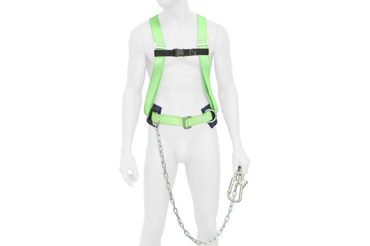 Пояс предохранительный УСП II ГД (ПП 2 ГД) с плечевыми лямками и цепью — изображение 2
