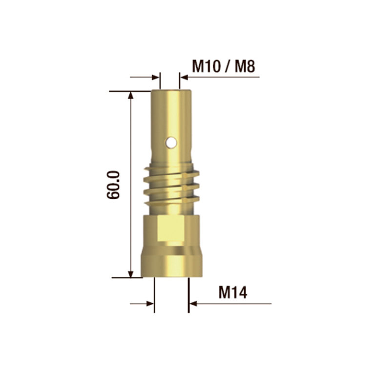 FUBAG Адаптер контактного наконечника M10х60 мм (5 шт.)