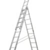 Лестница 3-х секционная алюминиевая 3*13