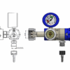 Регулятор давления баллонный MEDISELECT II 25 QC O2 G3/4