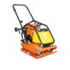 Виброплита 105 кг, 18кН (Loncin) бак, колесный комплект TOR C-95T