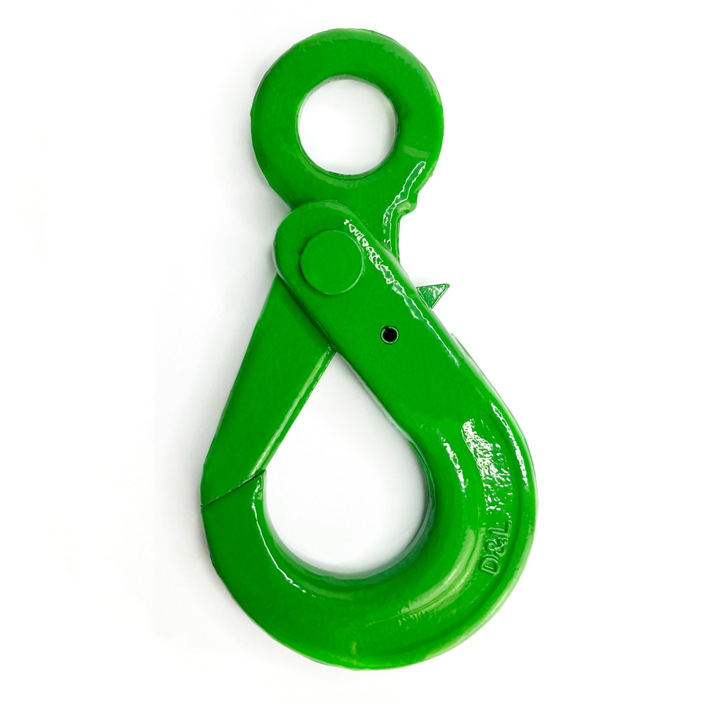 Крюк самозапирающийся с проушиной HITCH, 6-Т8 кл, 1.25 Т