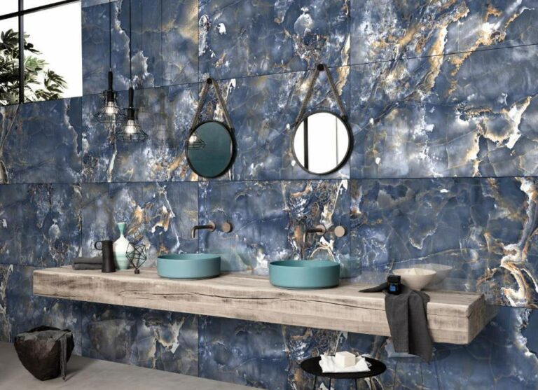 Керамогранит Primavera Speranza Gold Light Blue High Glossy 600*1200 (1,44 м2) — изображение 11