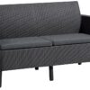 Диван Салемо 2-х местный (Salemo 2 Sofa), графит