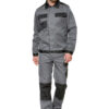 Костюм "Умелец 1" серый/черный (р. 68-70, рост 194-200)