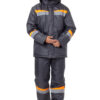 Костюм "Комфорт" т.серый/оранжевый (зимний) (р. 44-46, рост 158-164)