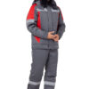 Костюм "Страйк" серый/красный (зимний) (р. 56-58, рост 194-200)