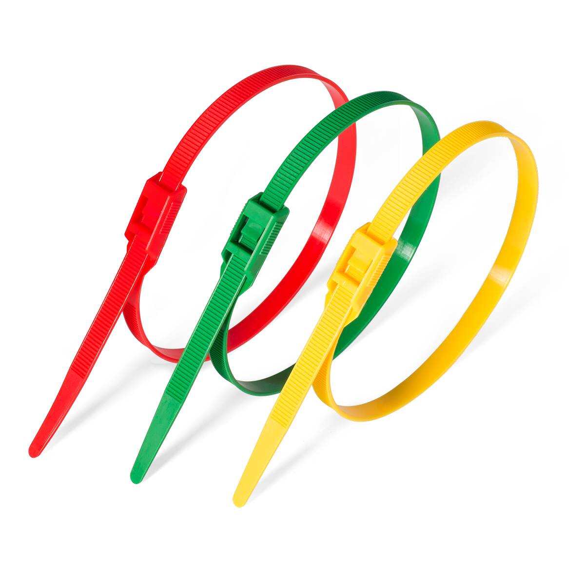 Стяжка нейлоновая КСГ 8х400 (зел) (100шт)