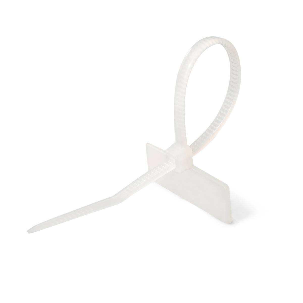 Стяжка нейлоновая КСМ 4x205 (бел) (100шт) (Fortisflex) КСМ 4x205 (бел) (100шт)