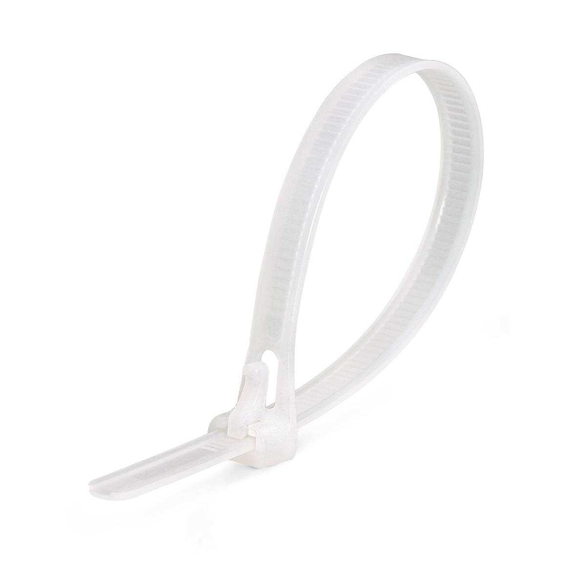 Стяжка нейлоновая КСР 7.5x300 (бел) (100шт)