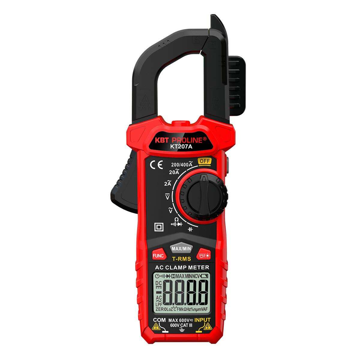 Токовые клещи цифровые KT 207A серия PROLINE